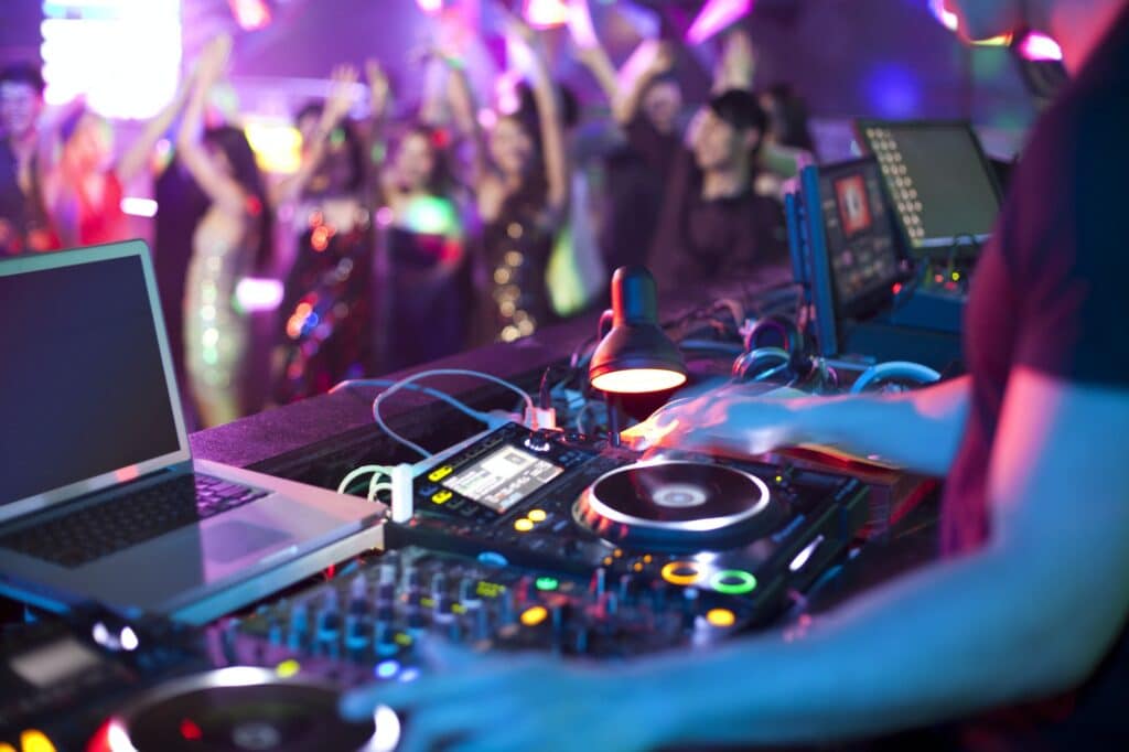 DJ playing at event hosted by Good Company Entertainment Group in Edmonton