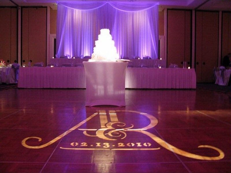 Custom Gobo provided by Good Company Entertainment Group from the Audio and Visual Production services